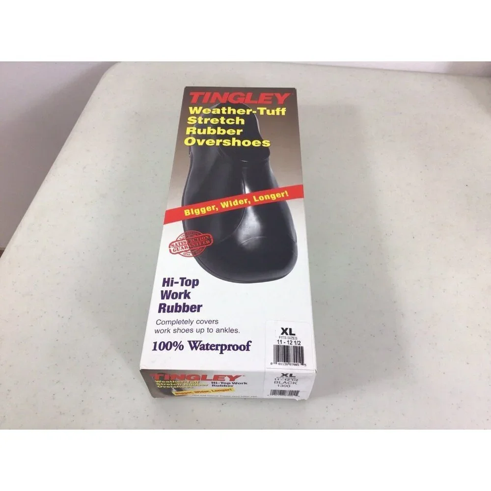 Tingley Overshoes Rubbers Mens XL 11-12 New